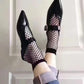 star Party Hollow out sexy pantyhose female Mesh black women transparent stocking slim fishnet stockings hosiery TT091
