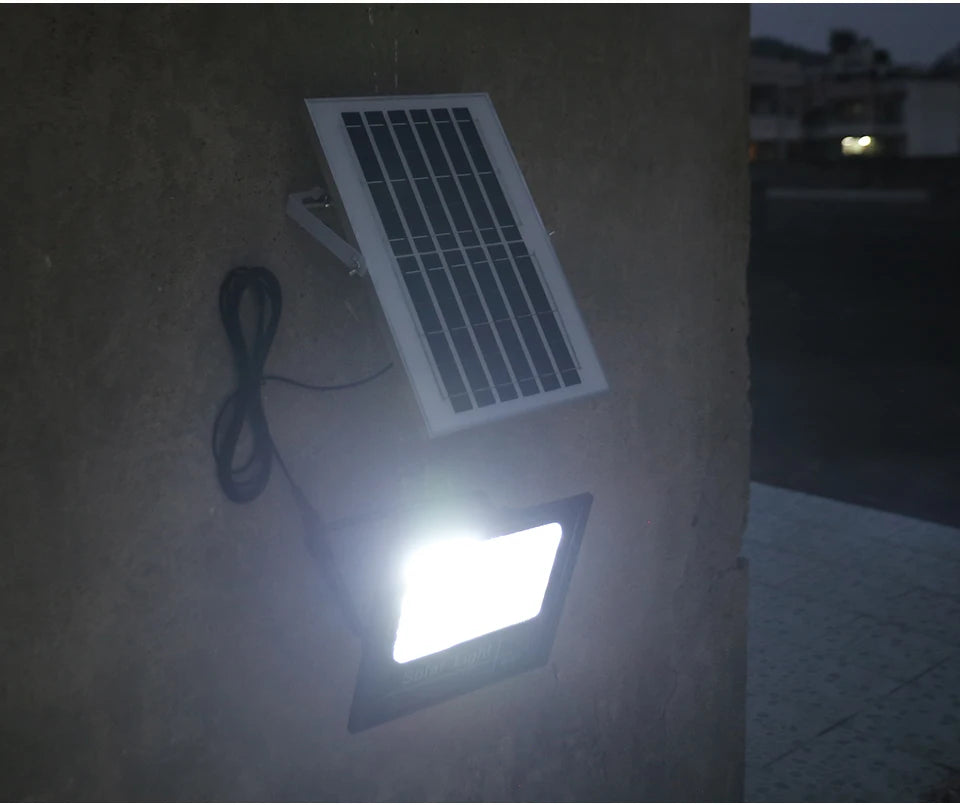 LED Solar Light For Outdoor Garden Floodlight Luminous Waterproof Stairs Wall Solar Light Dimming Light/time/remote Control