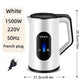 2.2L Stainless Steel Electric Large Tea Kettle 1500W Fast Boil Multifunctional Tea Pot Boil Water Pot for Making Tea and Coffee