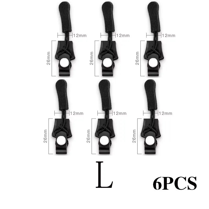 Universal Zipper Repair Kit Instant Fix Replacement Zipper Teeth Slider Puller for Jackets Bags Coats Clothing Accessories