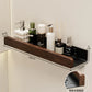 Walnut bathroom toilet shelf no punch toilet sink restroom wall storage towel racks