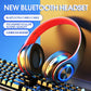 Wireless Headphones Foldable Bluetooth Headsets  With Mic Stereo Earphone Support TF Card FM For Xiaomi Iphone Sumsamg Phone