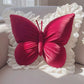 Princess Butterfly Office Pillow Ruffle Lace Living Room Bedroom Sofa Cushion Room Decor Plush Pillow Car Seat Companion Pillows