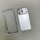Original Alloy Frame Case For iPhone 13 14 15 16 Pro Max Instantly Transform 17 Pro Max Large Window Backplane Protective Film