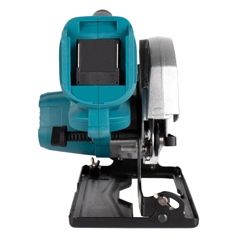 YOFIDRA 7Inch Brushless Electric Circular Saw 180mmCordless Adjustable Angle Cutting Power Tool Fit For Makita 18V Battery Pin