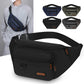Waterproof Men's Waist Pack Fanny Pack with Adjustable Strap for Travel Sports Running - Quick-Access Outdoor Waist Bag