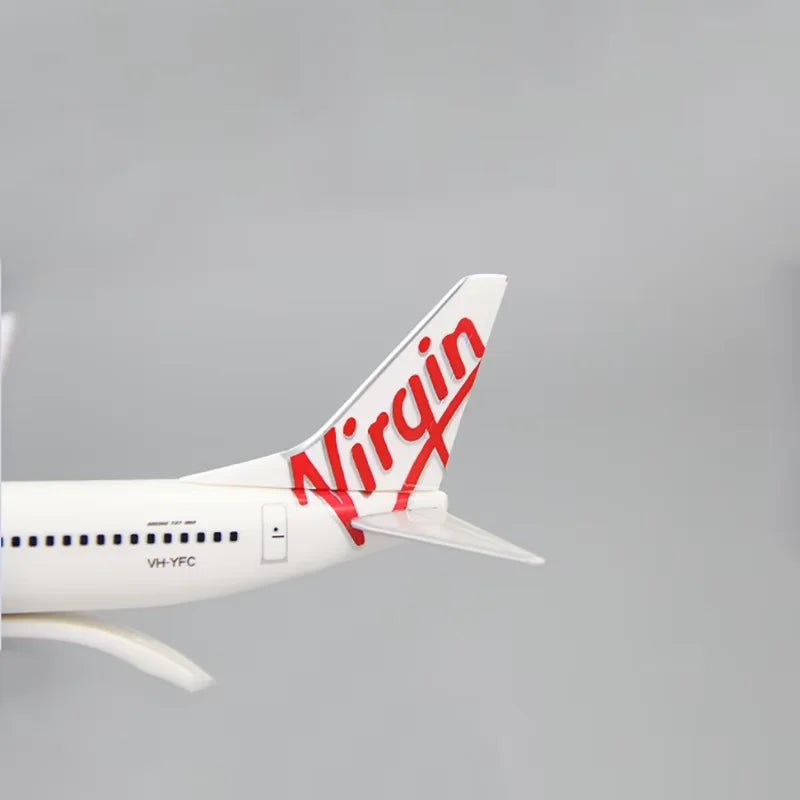 1:200 Scale Virgin Atlantic Flight B737-800 Alloy Passenger Aircraft Model Collection Display Boutique Decoration