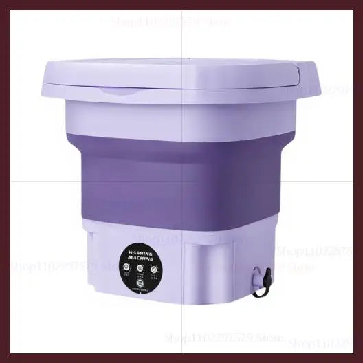 8L Portable Folding Washing Machine Compact Travel Clothes Socks Underwear Cleaner Washer for Home Camping Camping Trips