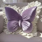 Princess Butterfly Office Pillow Ruffle Lace Living Room Bedroom Sofa Cushion Room Decor Plush Pillow Car Seat Companion Pillows