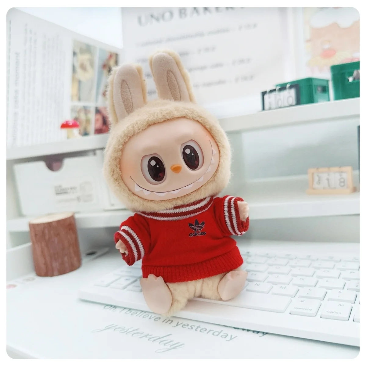 Doll Clothing Fashion Hoodie and Pants Set Korean