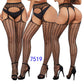 Women Sexy Suspender Stockings Open Crotch Pantyhose Fishnet Tights Hot Fashion Night Party Mesh Net Leggings Garters Hosiery