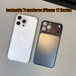 Original Alloy Frame Case For iPhone 13 14 15 16 Pro Max Instantly Transform 17 Pro Max Large Window Backplane Protective Film
