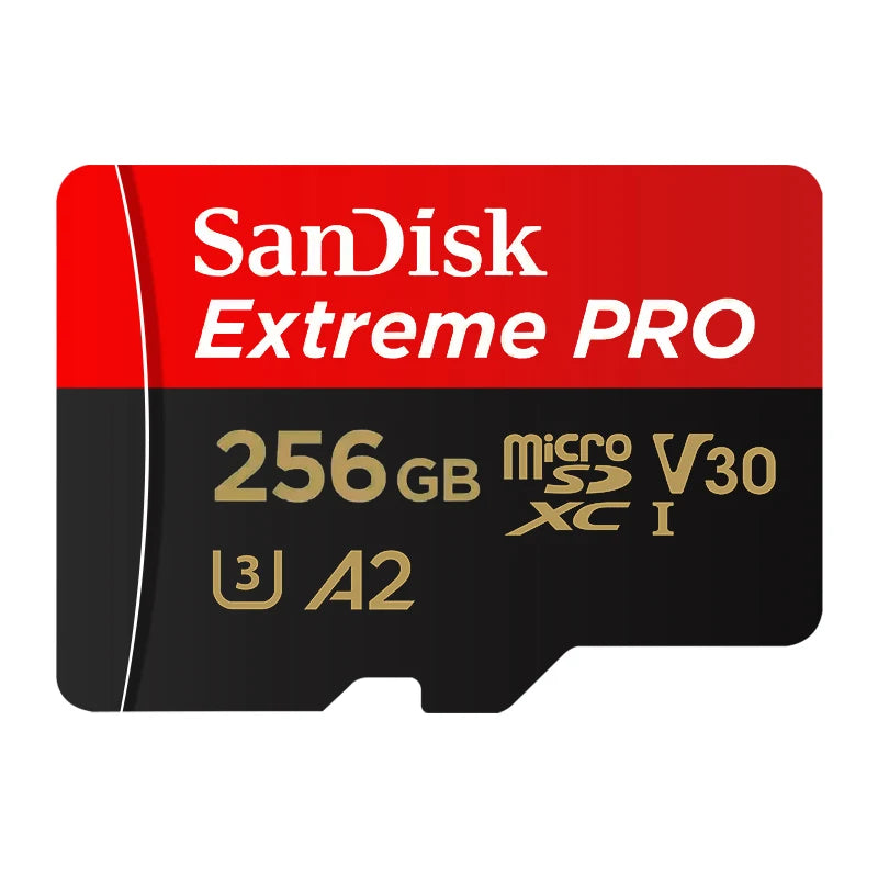 100% Original SanDisk Micro SD Card A1 A2 Memory Card 32GB 64GB 128GB 256GB 512GB 1TB microSD TF Card Storage UHS-I Cards U1 U3