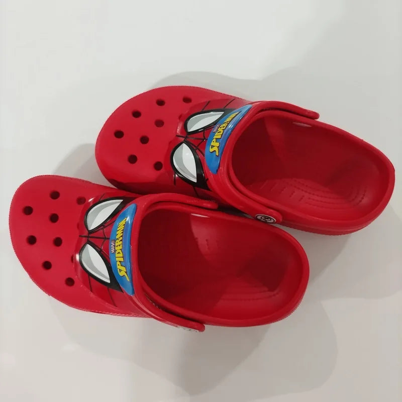 Cartoon Anime Spiderman Children Slippers Kids Non Slip Beach Sandals Home Leisure Cute Eva Shoes Closed Toe Slip On Clogs Gift