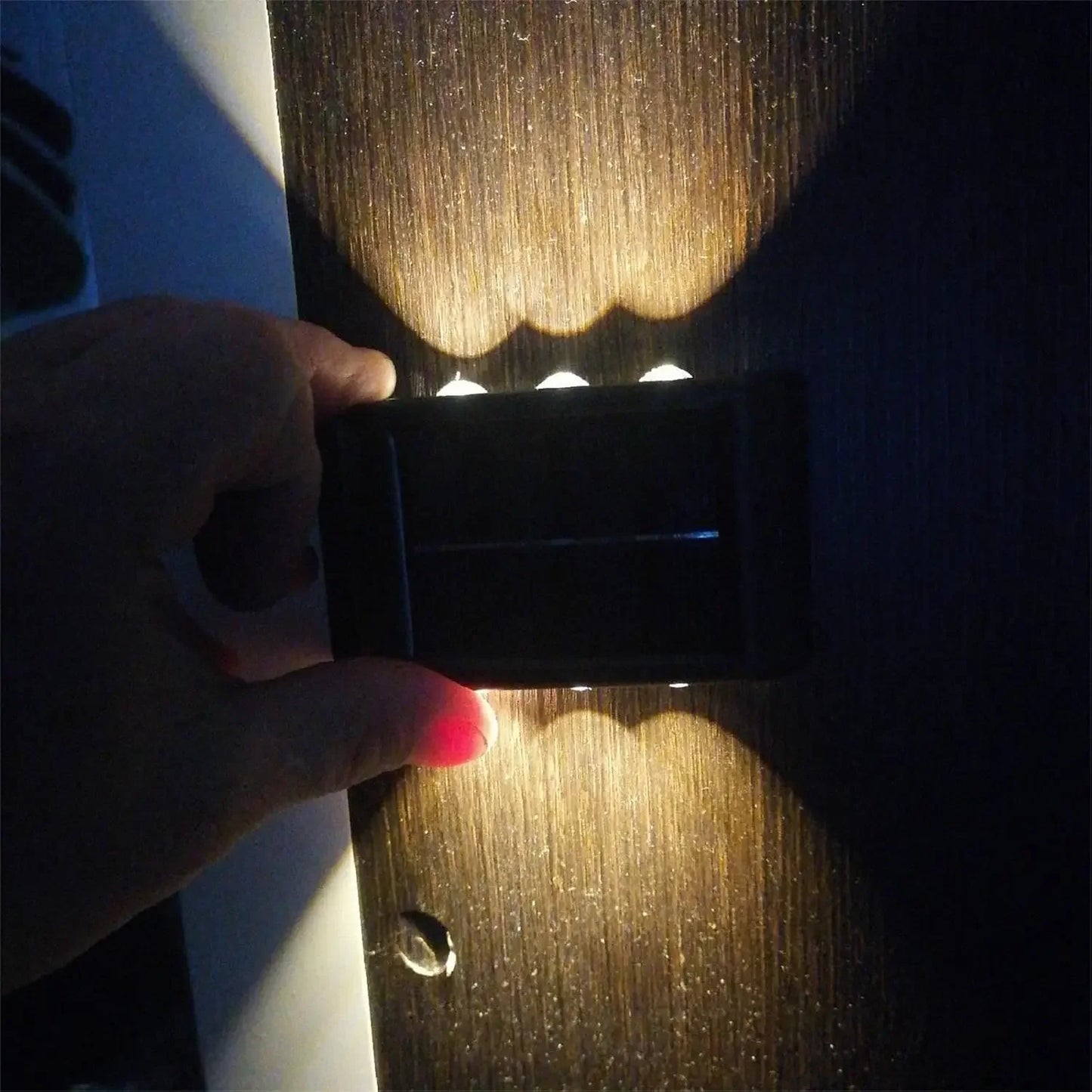 Outdoor LED Solar Garden Light Solar Wall Lamp Up And Down Luminous Waterproof Solar Powered Wall Washer Light Yard Street Decor