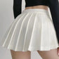 Spice girl pleated skirt female pure color small short skirt summer new Korean version JK college wind high waist mini skirt