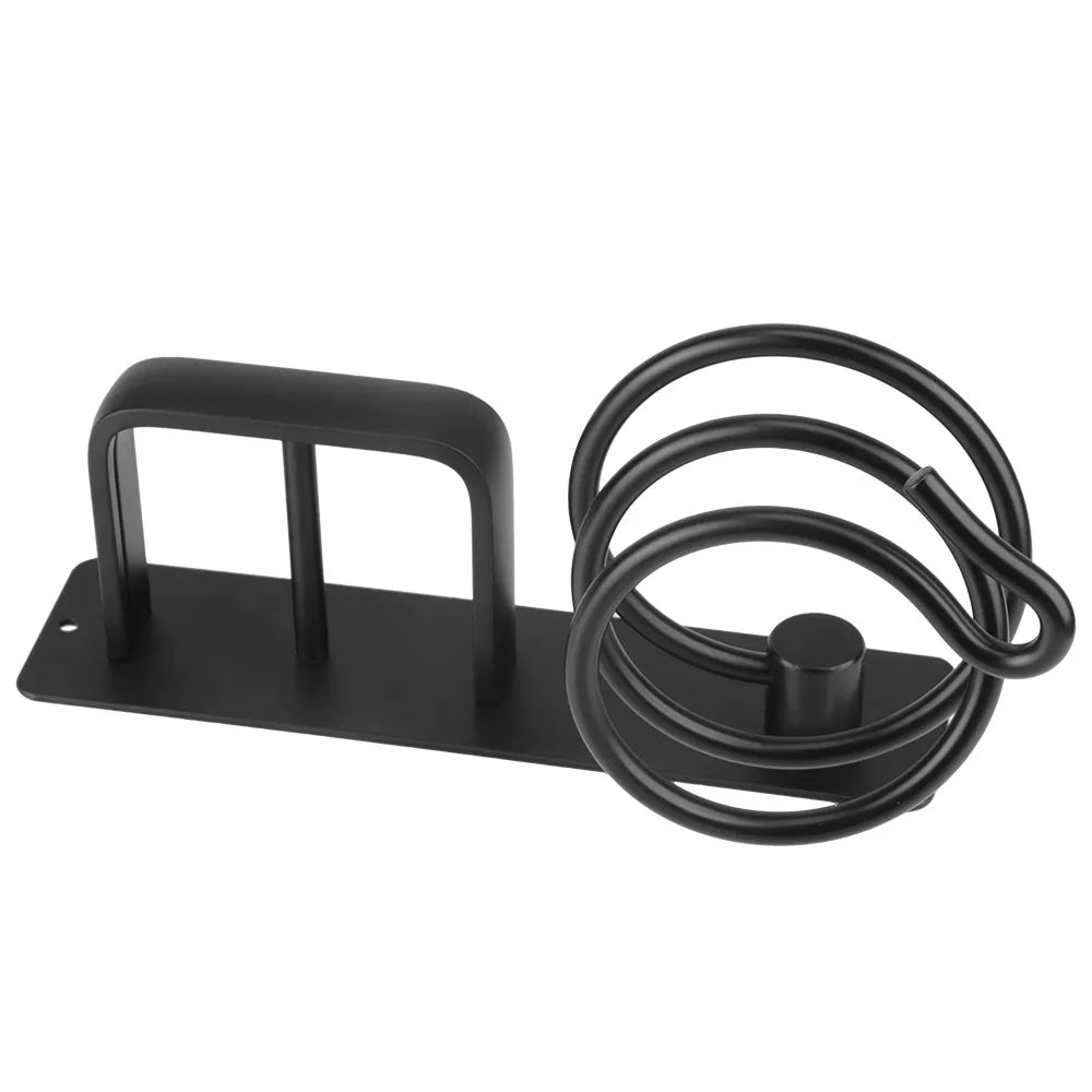 Hair Dryer Holder Rack Organizer Hair Straightener Holder Storage Rack Bathroom Shelf Storage Accessories Wall Mounted
