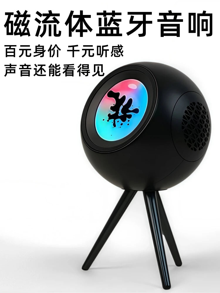 Venom Bluetooth Speaker,Magnetic Fluid Pickup Light,Decompression Creative Table,Men's And Women's Gift,High Soun