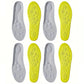 1Pair/2Pairs/4Pairs High Elasticity Latex Sport Insoles Soft Shoe Pads Arch Support Orthotic Insoles Breathable Deodorant Insole