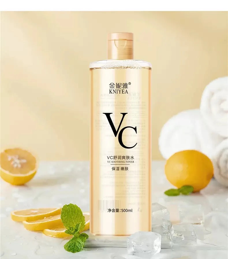 Vitamin C Toner Moisturizing and Refreshing Preventing Dry Skin Changing Hair Glossing Repairing Skin Non irritating 500ml