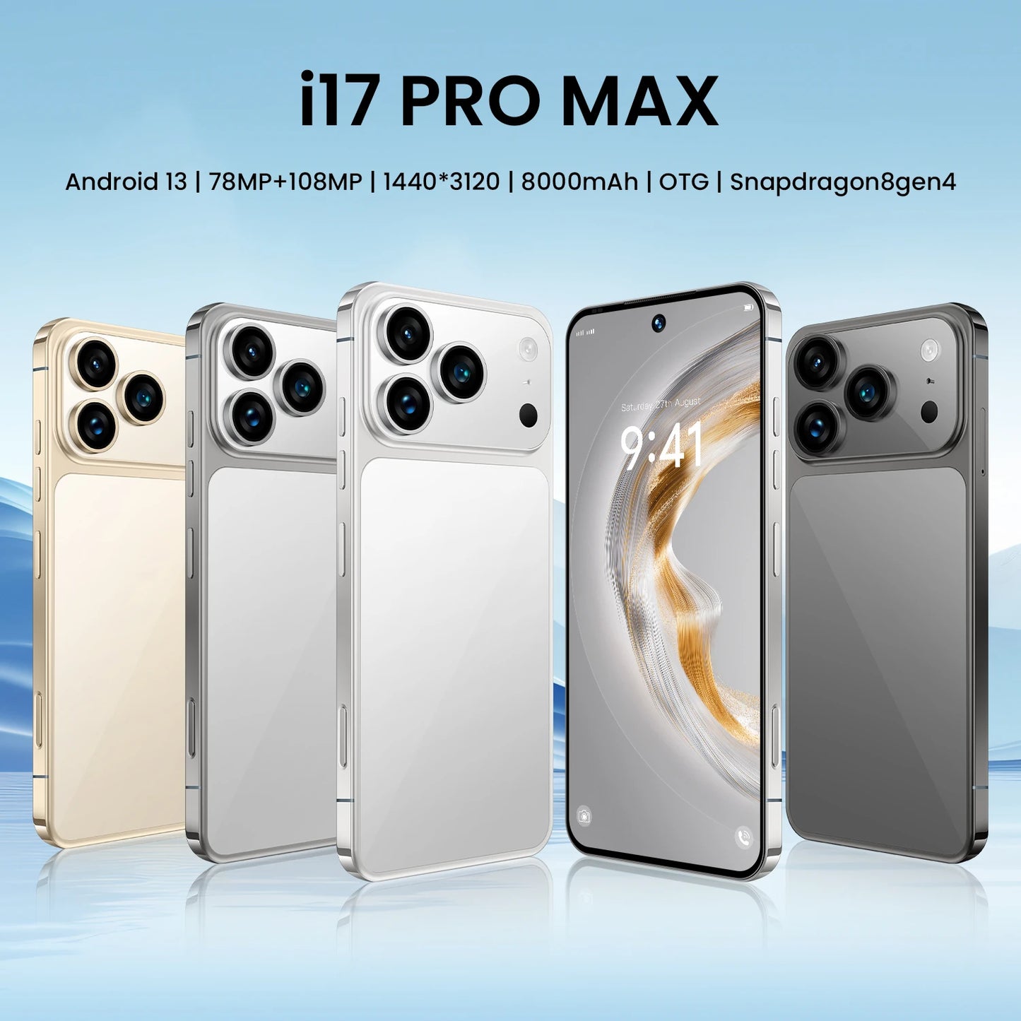 2026 HOT TABLET I17 Pro Max NEW 7.3HD Global Edition Original Smart Dual Card 7800mAh Battery Facial Recognition Function CASE