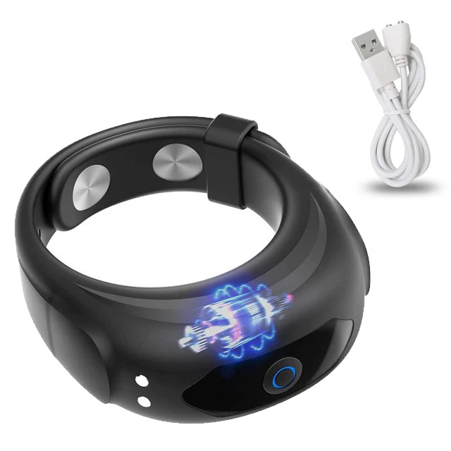 Vibrating Cock Penis Ring Testicle Massager Perineum Scrotum Stimulator Prostate Vibrator Delay EjaculationSex Toys for Men