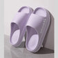 Feslishoet Women Letter Slippers Beach Slides Solid Color Mens Thick Sole Indoor Bathroom Anti Slip Shoes Summer Couple Sandals