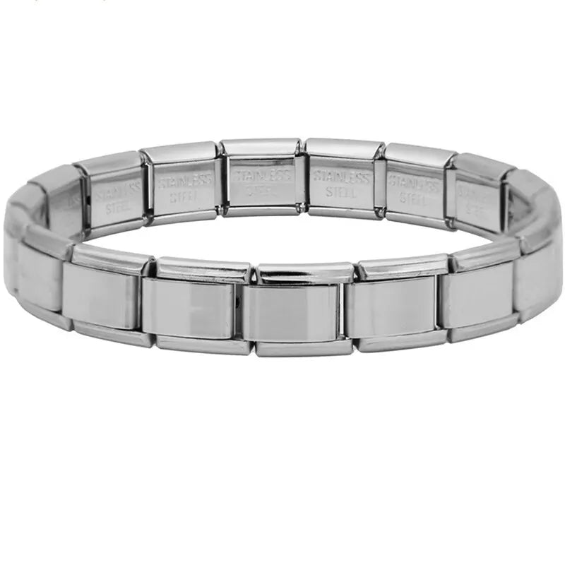 9mm Stainless Steel Bracelet Unisex | Silver Adjustable Chain for Women | Party & Daily Wear Trendy Jewelry Gift