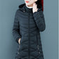 New Women Cotton Coat Autumn Winter Jacket Coat Middle-Aged Elderly Mothers Padded Hooded Keep Warm Down Cotton Overcoat Parkers