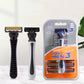 Shaver Brand New Design Men Razor Shaving Three Layer Shaver Reusable Razor Imported Blade Multi Tool Head Replace