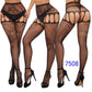 Women Sexy Suspender Stockings Open Crotch Pantyhose Fishnet Tights Hot Fashion Night Party Mesh Net Leggings Garters Hosiery