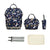 Mommy Bag Fashion Diaper Bag for Baby Nappy Bag Waterproof Mummy Bag with Diaper Pad, Pacifier Bag, Backpack, Hand Bag