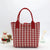 New Knitted Large Capacity Simple Stylish Handbag Customizable Personality Weave Bag Commuter Friendly Birdseye Pattern