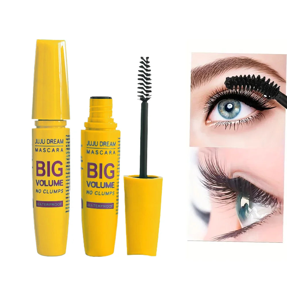 4D Curling Mascara – Lengthening, Waterproof, Sweatproof, Long-Lasting, Smudge-Proof, Unisex, Gentle, Certified