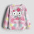 Christmas Kids Sportswear Baby Girls Hello Kitty Clothes Long Sleeve Cartoon Sweatshirt Tops Kuromi Girls Dance Team Hoodie