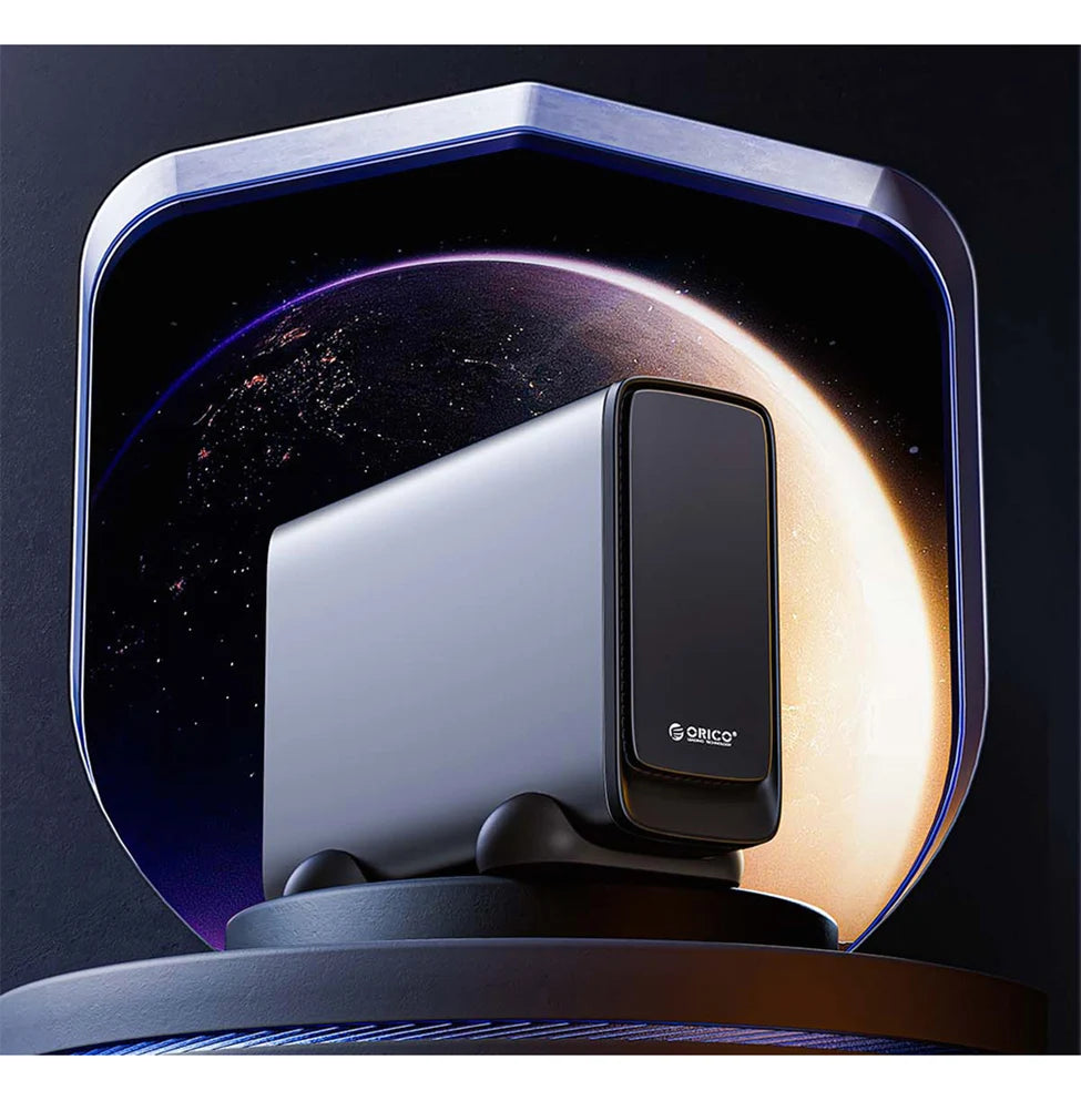 ORICO Personal Cloud NAS Storage SDVN 3.5"Data Securit Network Attached Storage with Automatic Cooling Fan Remote Access MetaBox