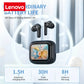 Lenovo Full-Touch Screen Headphones ANC Noise-Cancelling Bluetooth 5.4 Headphones Hi-Fi Stereo Wireless In-Ear ENC Earbuds