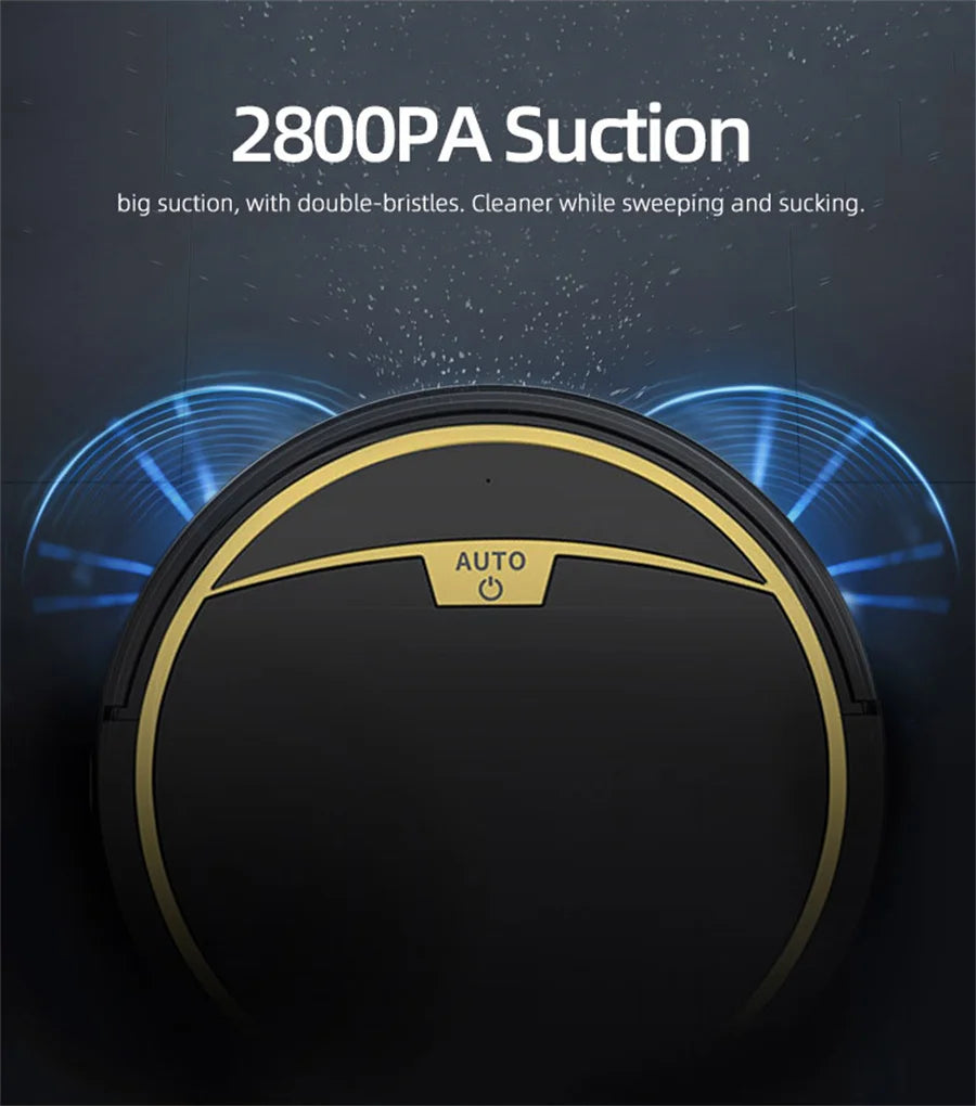 New Wireless Smart Robot Vacuum Cleaner Multifunctional Super Quiet Vacuuming Mopping Humidifying For Home Use Home Appliance