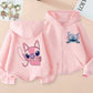 Funny Zip Up Sweatshirts Stitch Hoodie Children Clothes Kid Girl Boy Lilo and Stitch Sweatshirt Zipper Hoody Baby Casual Top
