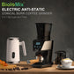 BioloMix Automatic Burr Mill Electric Coffee Grinder, featuring 30 gears for grinding espresso and American coffee, With Magneti
