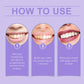 7 Day Teeth Bleaching Toothpaste Fresh Bad Breath Remove Yellow Stain Oral Hygiene Cleaning Dental Care Tool Purple Tooth Powder
