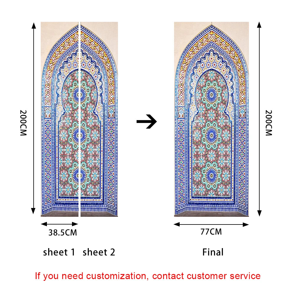 Simulation Of Gilt Leaves DIY Door Stickers Home Decoration Wall Sticker Kitchen Art Mural Peel & Stick Waterpoof PVC Wallpaper