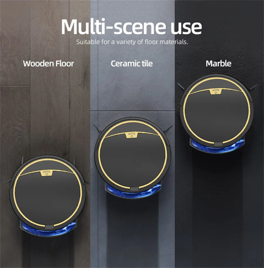 New Wireless Smart Robot Vacuum Cleaner Multifunctional Super Quiet Vacuuming Mopping Humidifying For Home Use Home Appliance