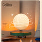 Magnetic Levitating Bulb Saturn Moon Lamp Levitating Rotating Table Lamp Creative Office Home Decoration Unique Gifts