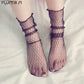 star Party Hollow out sexy pantyhose female Mesh black women transparent stocking slim fishnet stockings hosiery TT091