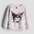 Christmas Kids Sportswear Baby Girls Hello Kitty Clothes Long Sleeve Cartoon Sweatshirt Tops Kuromi Girls Dance Team Hoodie