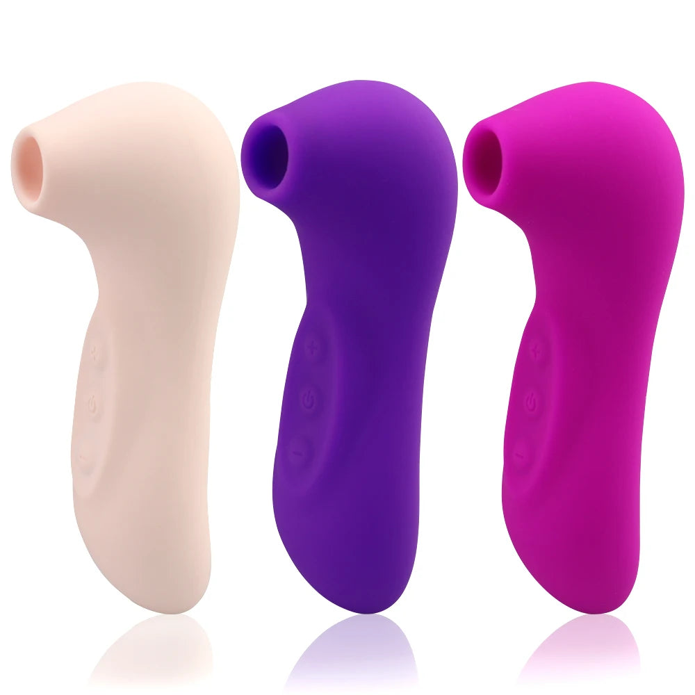 Powerful Suction Cup Clitoral Sucking Vibrator for Women Female Clitoral Nipple Oral Vacuum Stimulator Massager Adult Products