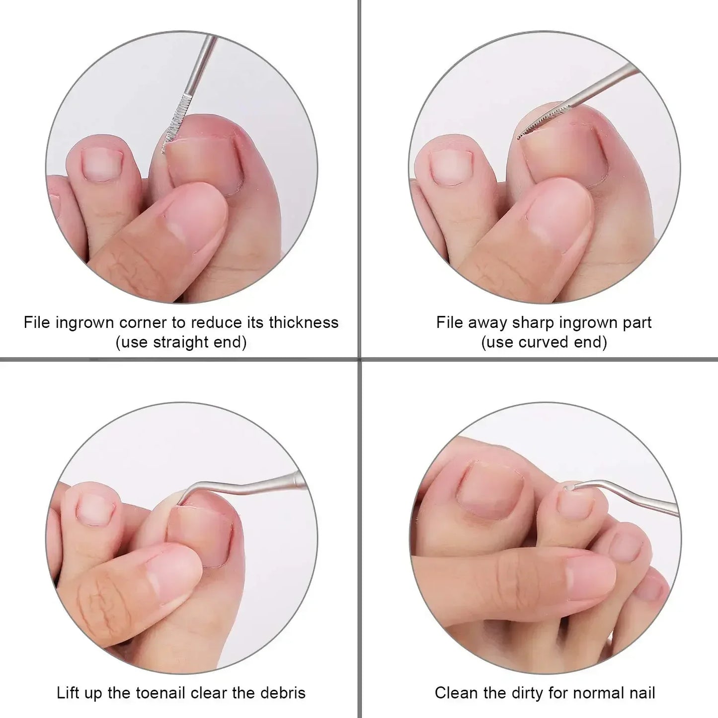 ‌Cuticle Scissors Stainless Steel Sharp Blade Durable Rust Free Nail Care Tool‌