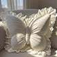 Princess Butterfly Office Pillow Ruffle Lace Living Room Bedroom Sofa Cushion Room Decor Plush Pillow Car Seat Companion Pillows