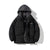 Women Casual All-match Long Sleeve Single Breasted Simple Hooded Parkas 2023 Winter Fake Two Piece Warm Jacket Solid Coat